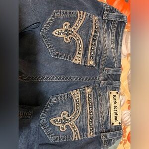 Rock Revival Jeans Bootcut Chereen Size 30 x 34